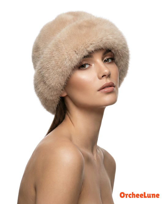 Bob en fourrure pour femme, bonnet en fausse fourrure douce pour l'hiver