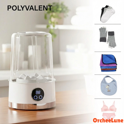 Mini Machine à Laver Intelligente Sans Fil Compacte Pratique et Efficace