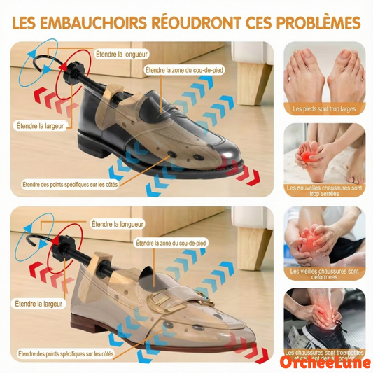 Arrêtez de souffrir pour la mode Étirez vos chaussures, pas vos pieds