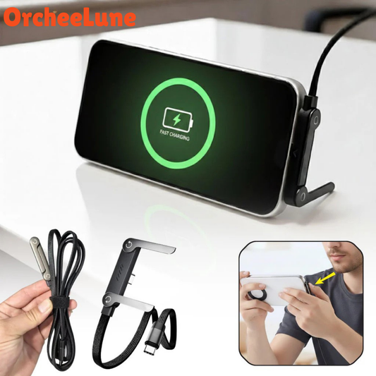 Câble de Charge avec Support Téléphone