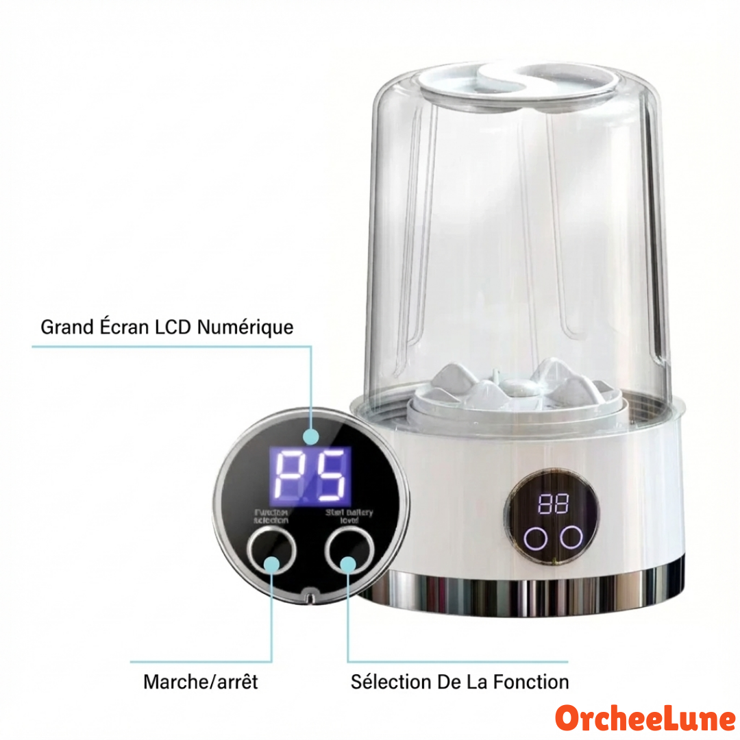 Mini Machine à Laver Intelligente Sans Fil Compacte Pratique et Efficace