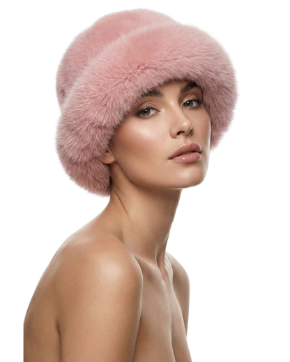 Bob en fourrure pour femme, bonnet en fausse fourrure douce pour l'hiver