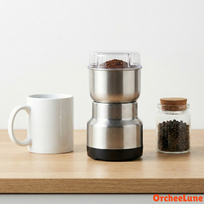 Mini Broyeur Électrique à Café & Épices Rapide Compact Pratique