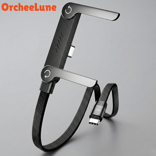 Câble de Charge avec Support Téléphone