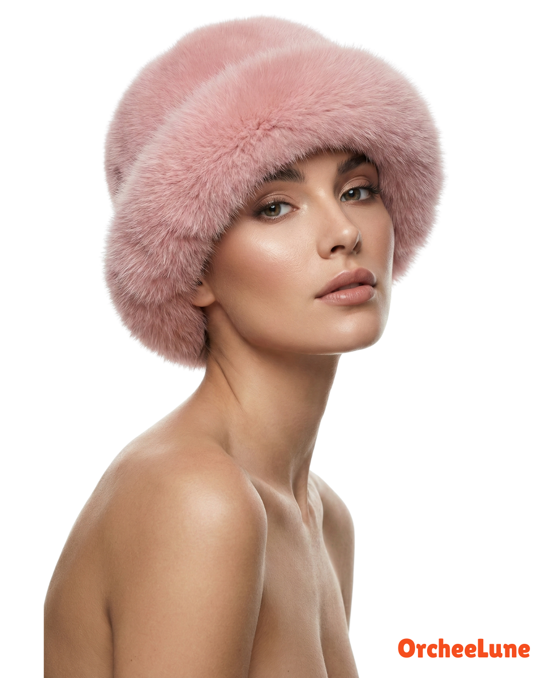Bob en fourrure pour femme, bonnet en fausse fourrure douce pour l'hiver