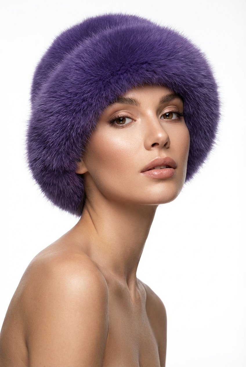 Bob en fourrure pour femme, bonnet en fausse fourrure douce pour l'hiver