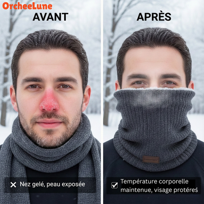Vainquez le froid Le seul tour de cou conçu pour tous les hivers